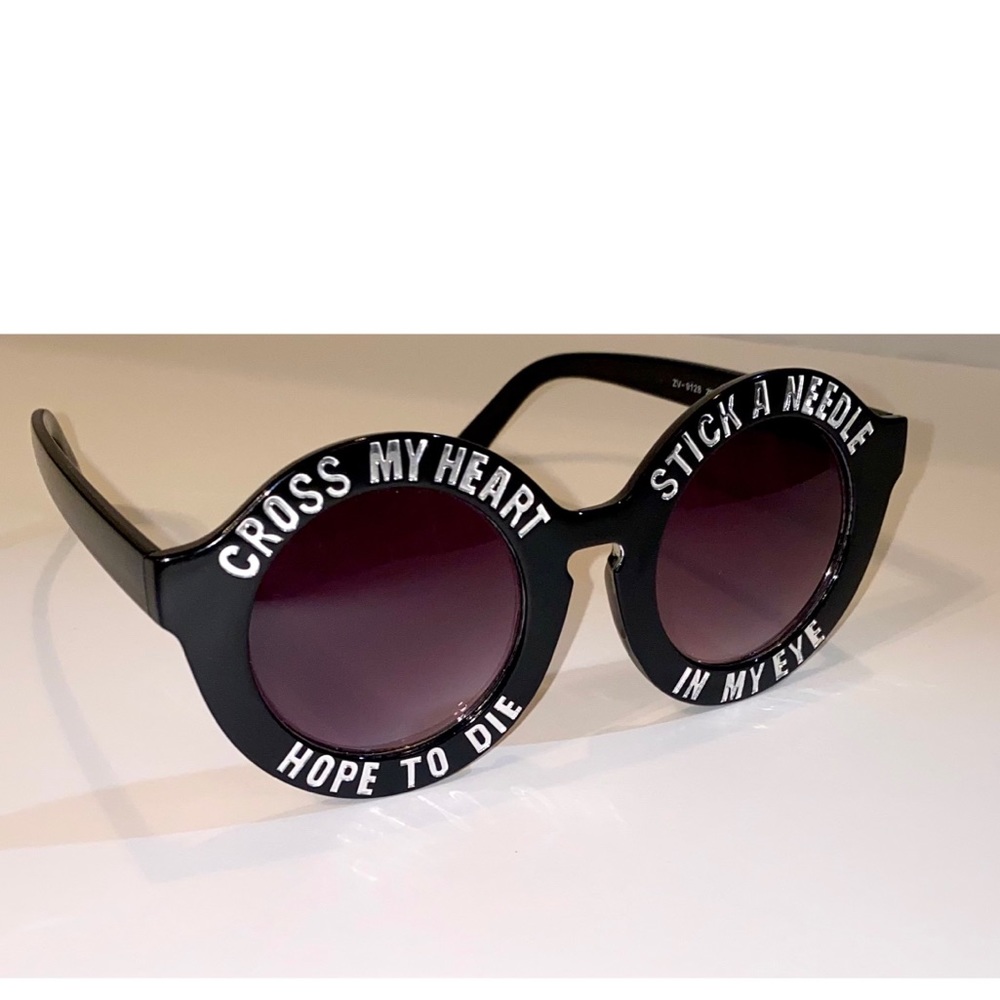 Circle Black Sunglasses